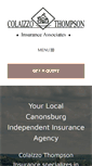 Mobile Screenshot of cthompsoninsurance.com